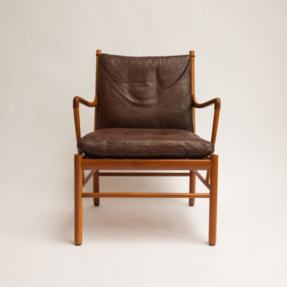 The Colonial Chair, Brown Leather